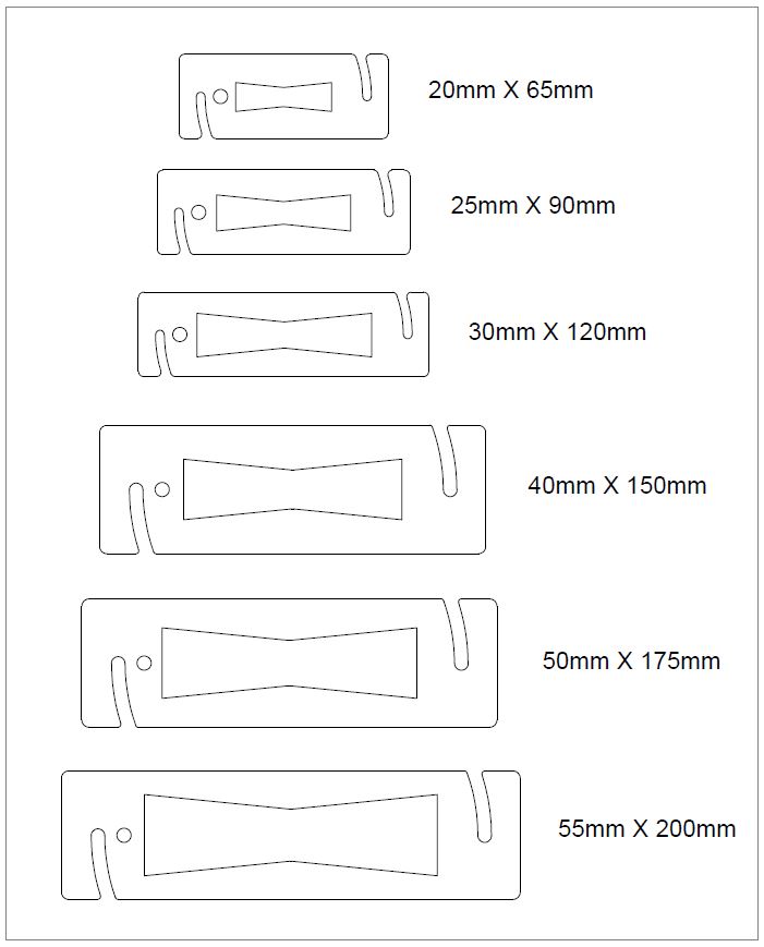 [JIG114] Temolate Jig for Easy Sled (이지슬레드용 템플릿 지그 세트)