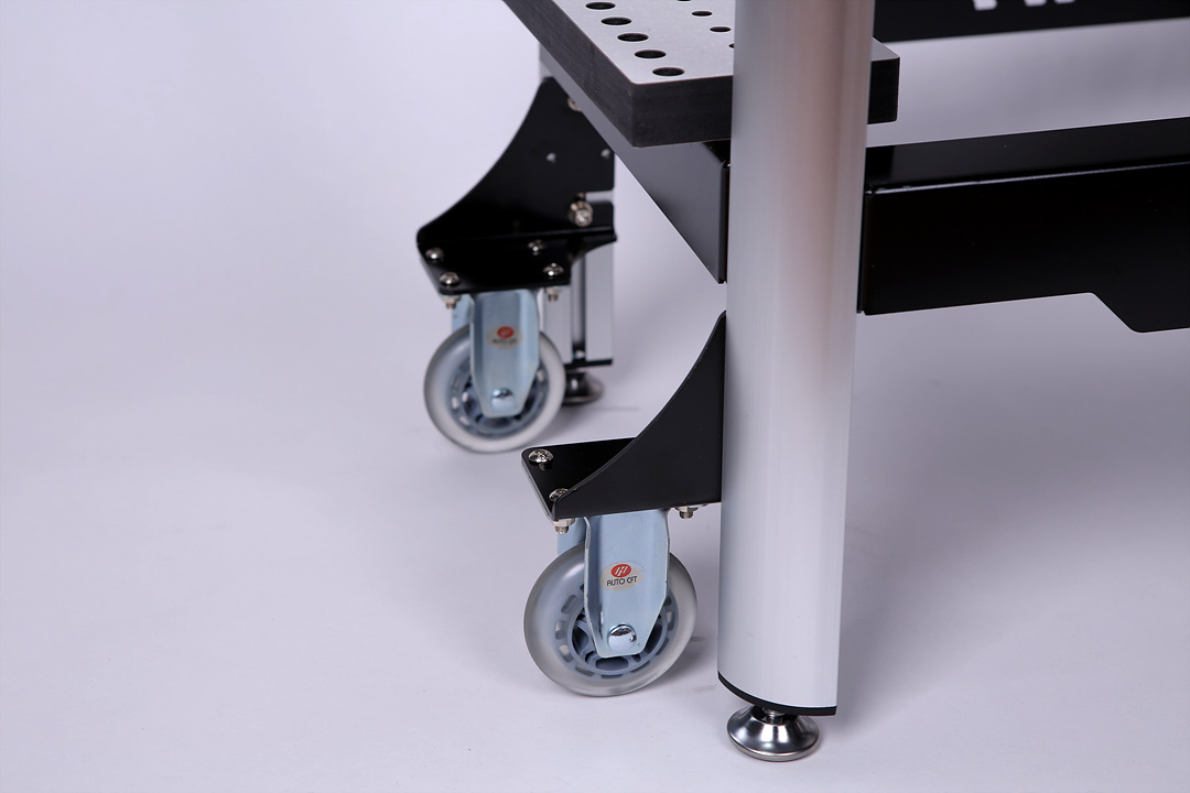 [JIG114] 라우터 테이블 스탠드 휠 (3인치 투명 우레탄 휠)