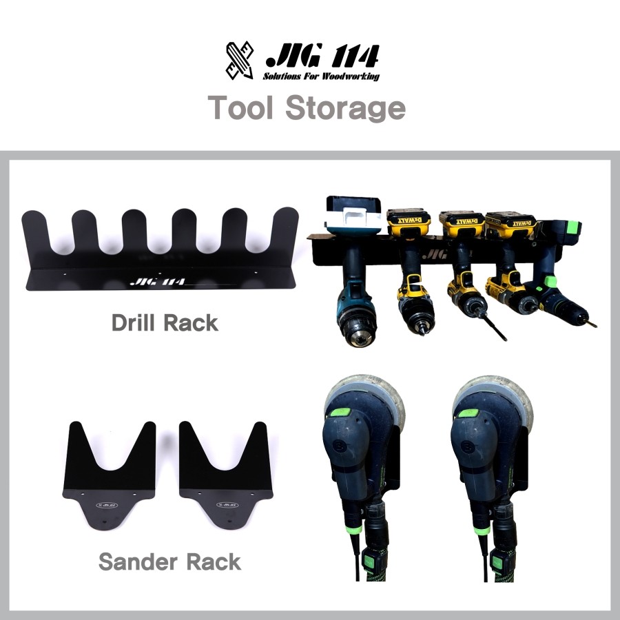 [JIG114] Tool Storage 드릴 및 샌더 걸이